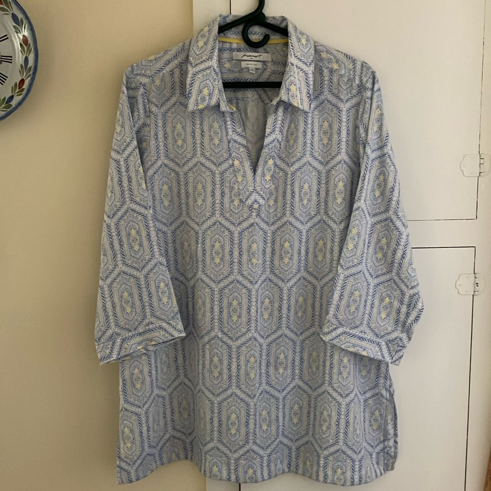 Foxcroft cotton tunic size 16